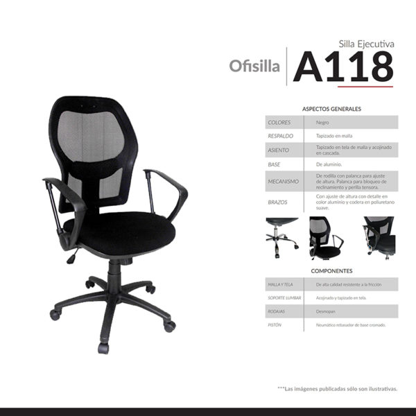 silla para oficina COMETA S/C